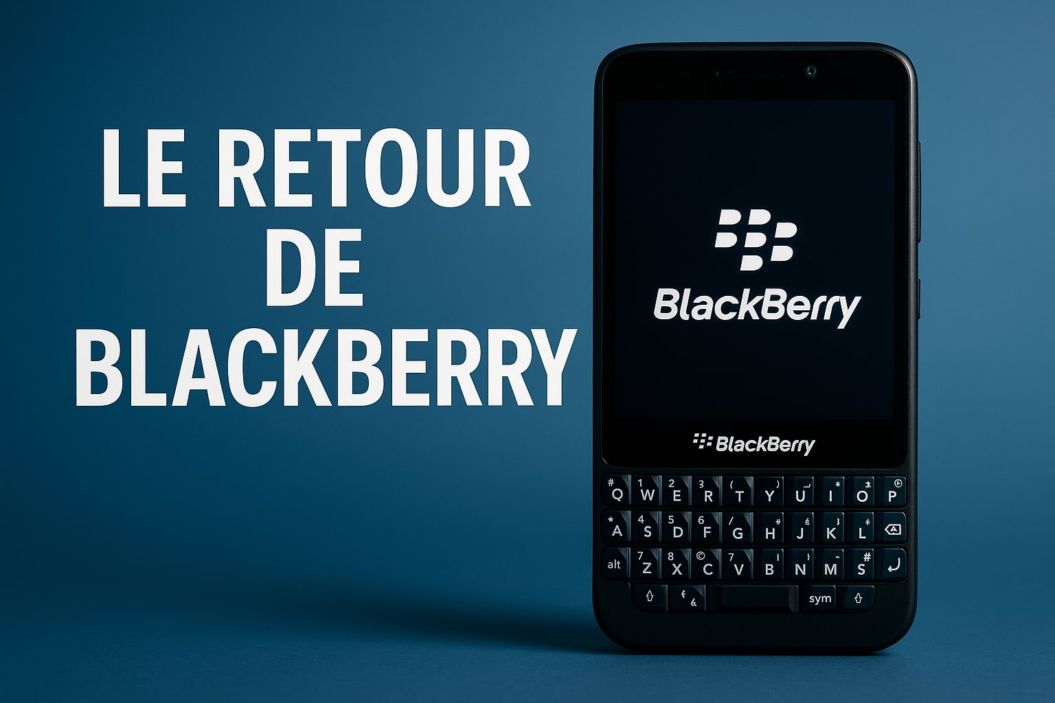 BlackBerry fait son retour : la Gen Z redécouvre le clavier physique
